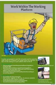 SignageShop flex Work within the working platform Poster Emergency Sign ...