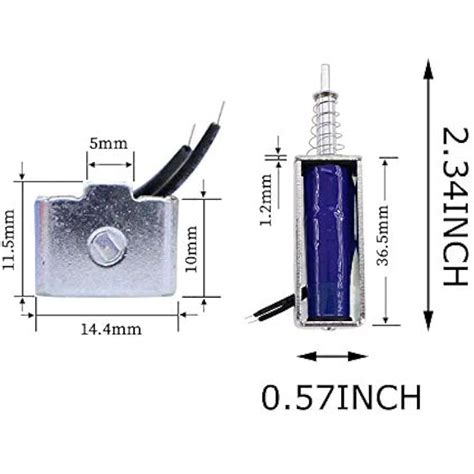 MEETOOT Rectangular Sucker Electromagnet 5V 10N Push India | Ubuy