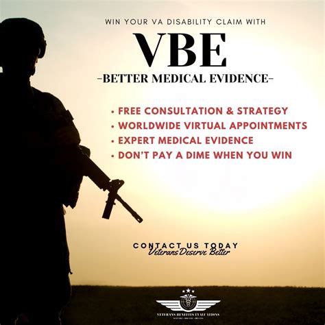 At Veterans Benefits Evaluations (VBE), we are proud to offer expert medical opinions for ...
