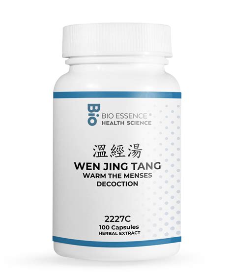 BioEssence - Wen Jing Tang Capsules > Chinese Herbal Formulas > Golden ...