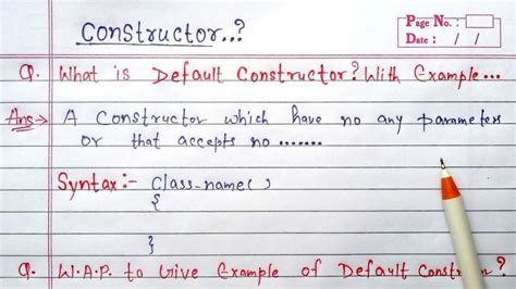 Image result for Default Constructor Syntax in C++