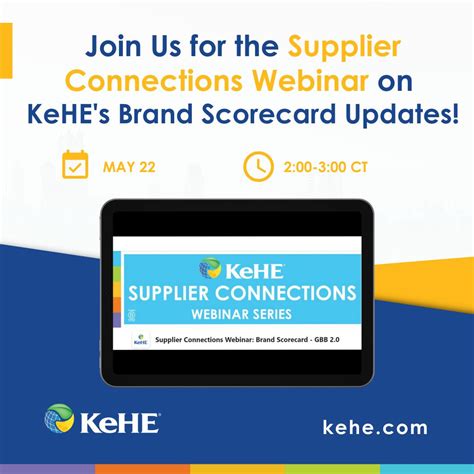 KeHE Distributors on LinkedIn: Reserve your spot for our Supplier Connections Webinar where we ...