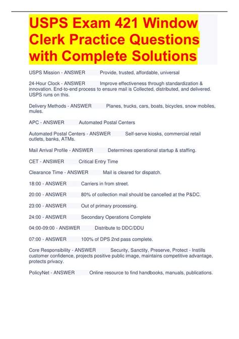 Image result for USPS Window Clerk Practice Test