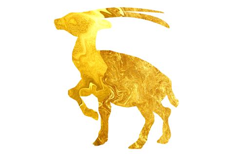 golden color of Saola icon, an endangered Vietnamese animal 21463488 PNG