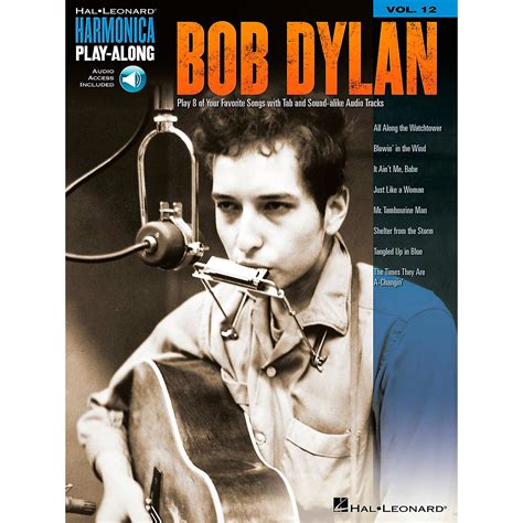 Music Sales Bob Dylan - Harmonica Play-Along Volume 12 Book/CD | Guitar ...