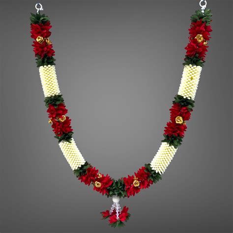 Buy Daedal Crafters- Artificial Big Size Garland (150 cms), Off White ...