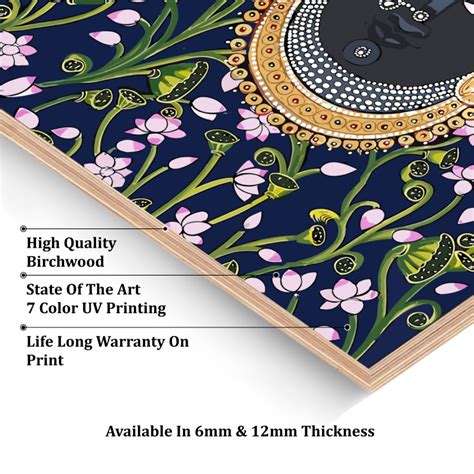 Shrinath Ji Pichwai Wood Print Wall Art – Chalk My Theme