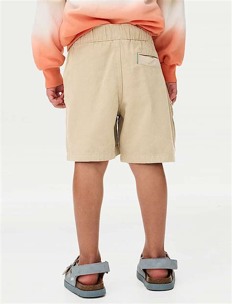 Buy Pure Cotton Cargo Shorts (2-8 Yrs) at Marks & Spencer