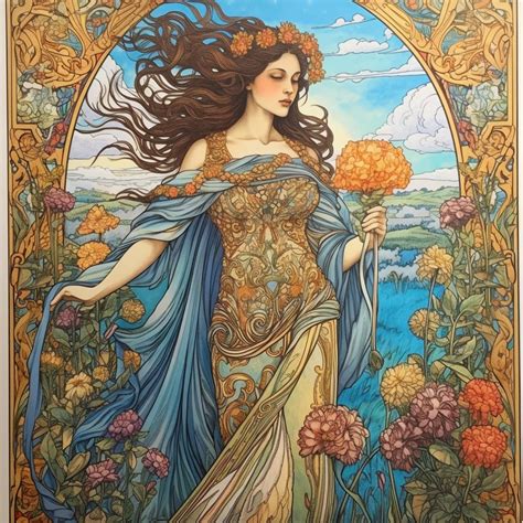 Goddess Flora: The Goddess of Spring - Tarot Flower
