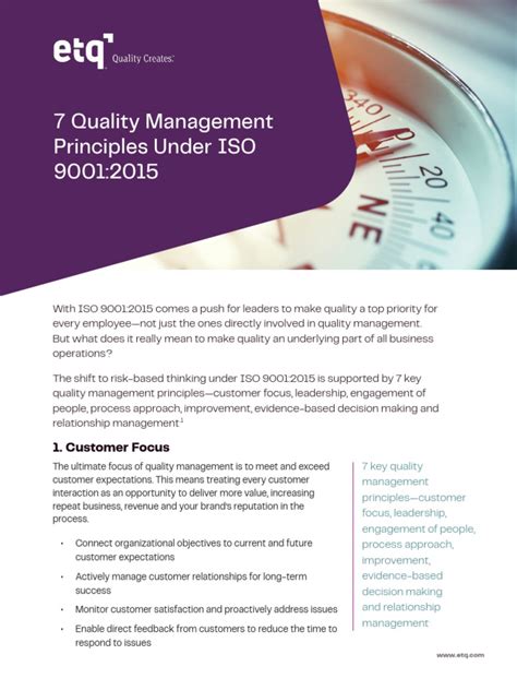 Image result for Development of Quality Management Principles
