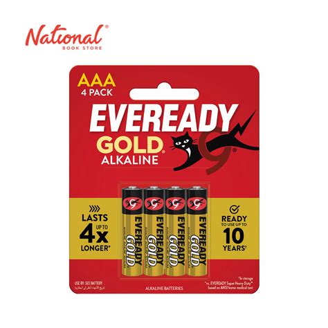 Eveready Battery A92BP4 AAA Gold 4's - Office Equipment Accessories
