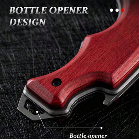 Small Pocket Knife, Stainless Steel Blade With Titanium Plating ...