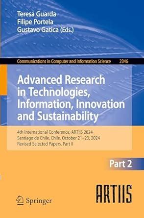 Advanced Research in Technologies, Information, Innovation and ...