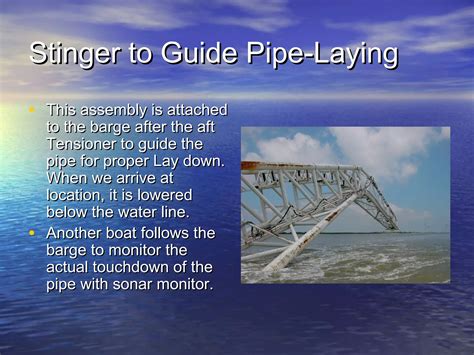Pipe laying barge | PPT
