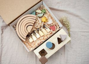 Birch & Bug Montessori Starter Gift Box – Wooden Puzzle Box | Rainbow ...
