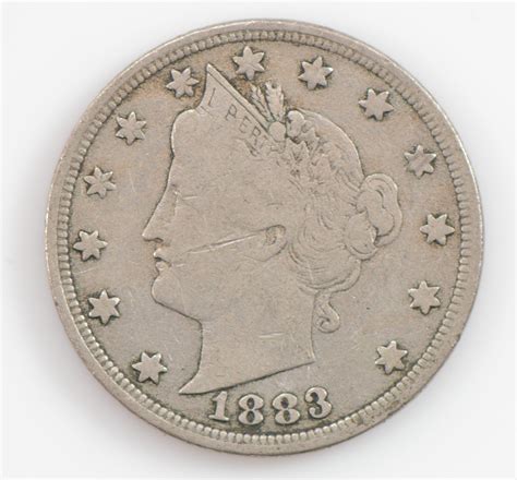 1883 Liberty Head Nickel Five-Cent Piece, Without CENTS | Property Room