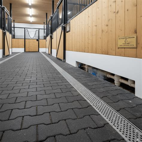 German Standards for Horse Stable Flooring & Drainage Systems