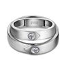 Platinum Rings for Couples with Single Diamonds JL PT 589 | Love Bands