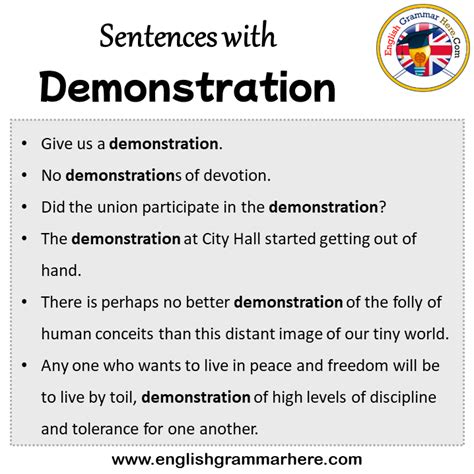 Image result for Example of Demonstration