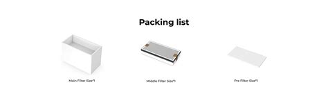 TOOCAA Air Purifier Replacement Filters Kit - 3D Printers Depot