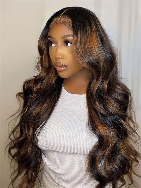 Nadula Balayage Hair Color Virgin Hair Bundles 3 Bundles Body Wave 1B ...