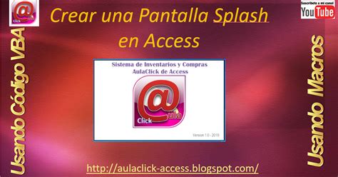 Access Splash Form Tutorial 的图像结果