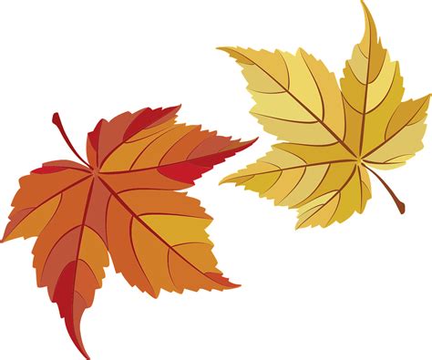 Golden Autumn Leaf, Brown Yellow, Fall Foliage PNG