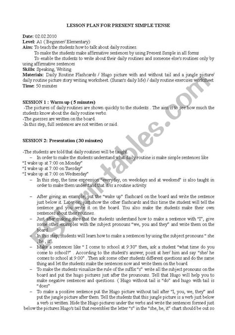 Image result for Present Simple Lesson