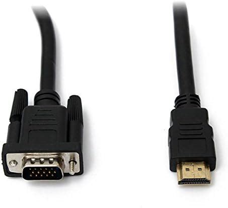 F FABOBJECTS® 10ft 3 m HDMI Male to VGA Male Adapter Cable Converter ...