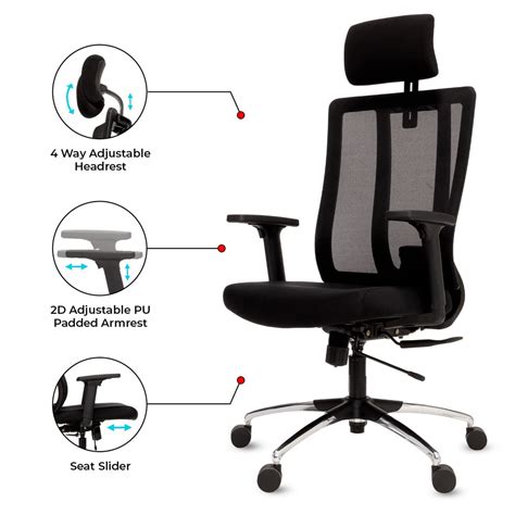 Buy Maestro High Back Mesh Office Chair Online | GreenSoul