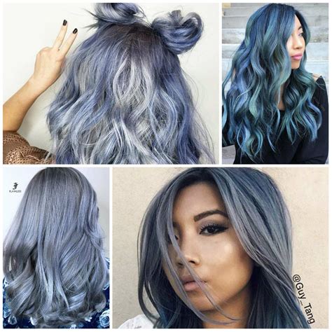 Blue Grey Hair Color - Best Hair Color for Black Natural Hair Check ...