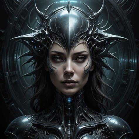 woman - Biomechanical Goddess of the Deep