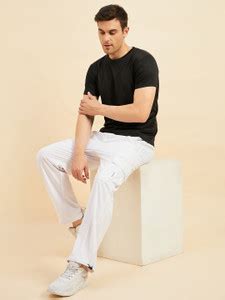 SWEET DREAMS Solid Men White Track Pants - Buy SWEET DREAMS Solid Men ...