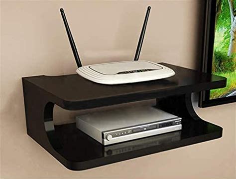 Wooden Wall Shelf Stand Router Stand Wi-Fi Modem Stand | Set Prime Box ...