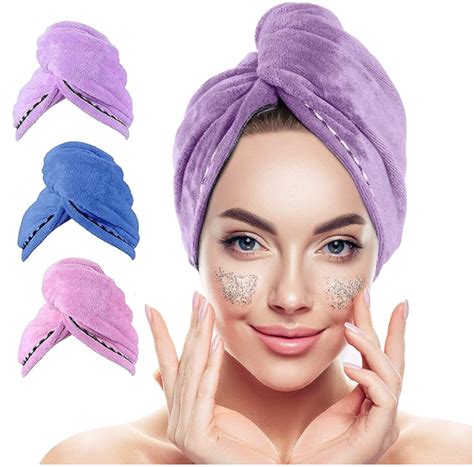 Premium Quick Dry Microfiber Hair Turban Towel 【HOT SALE-45%OFF🔥🔥🔥】(Ex ...