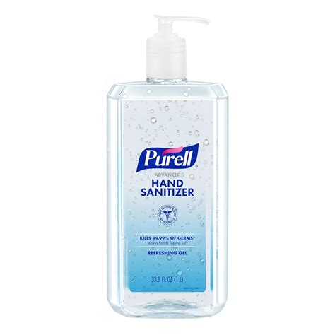 PURELL Advanced Gel refrescante de manos, aroma limpio, botella de 1 ...