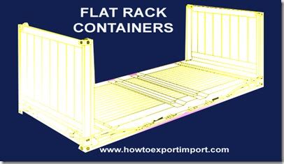 40’ Flat rack Container dimension specification