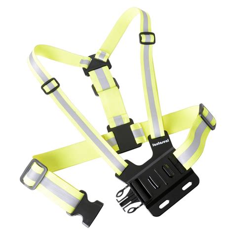 Fantaseal Action Camera Chest Mount Hi-Reflective Safety Vest for GoPro ...