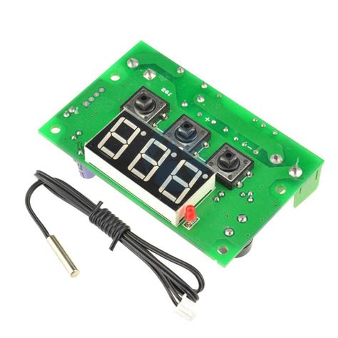 HiLetgo W1301 LED Digital Thermostat Temperature Control Thermometer ...