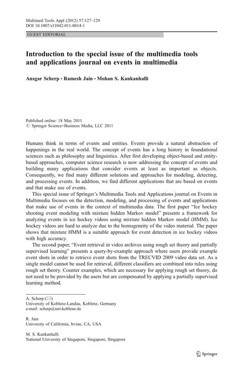 Multimedia Tools and Applications 的图像结果