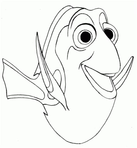 Collection of Finding Nemo Coloring Pages - Free Printable