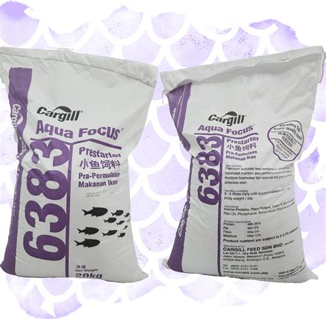 [REPACK 500G/1KG/3KG] Cargill Prestarter 6383 Fish Feed 1.5mm - 2mm ...
