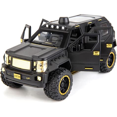 DEUSON ECOM 1:24 Scale G Patton Military Toy Car for Kids Die Cast ...