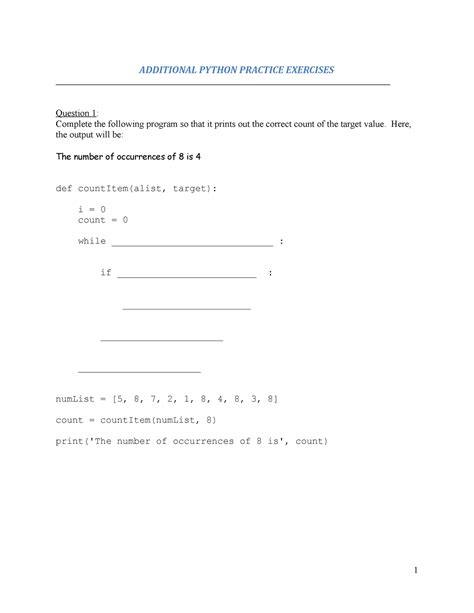 Image result for Python Loop Practice Exercises