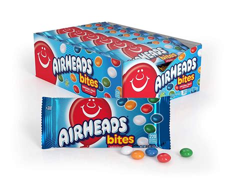 Airhead Bites Fruit Flavored Candy 2 Ounce Packs, Halloween Candy, Bulk ...