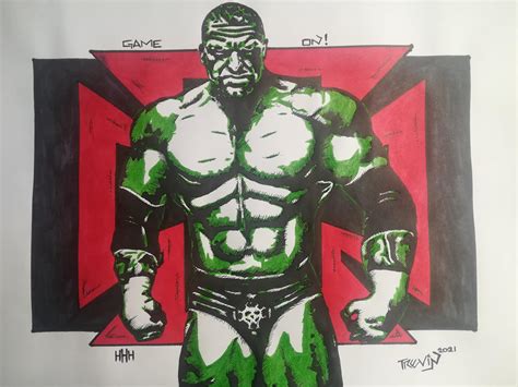 How To Draw Triple H