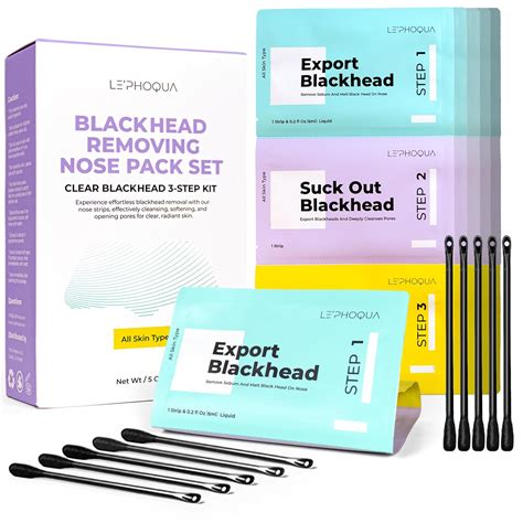 Amazon.com: Nose Strips Blackhead Remover - Deep Cleansing Charcoal ...