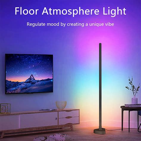 Buy MIHEAL LED Floor Lamp, Corner Lamp RGB+ White Modern Smart Floor ...
