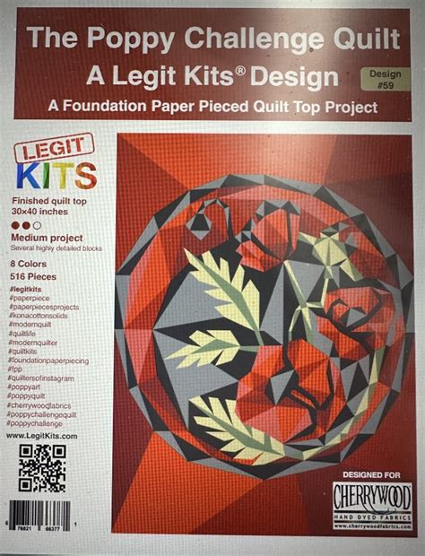 Legit Kits - Poppy Challenge PATTERN