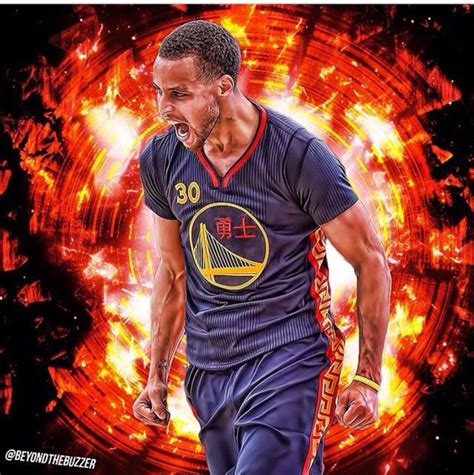 Golden State Warriors Guard Stephen Curry #30 Curry-on-fire | Stephen ...